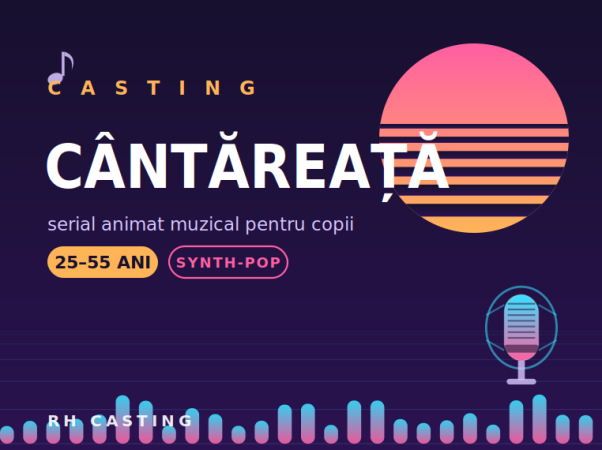 Voce feminină care cântă — serial animat muzical pentru copii