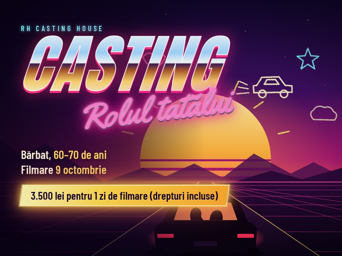 Casting reclamă carburant – rolul tatălui